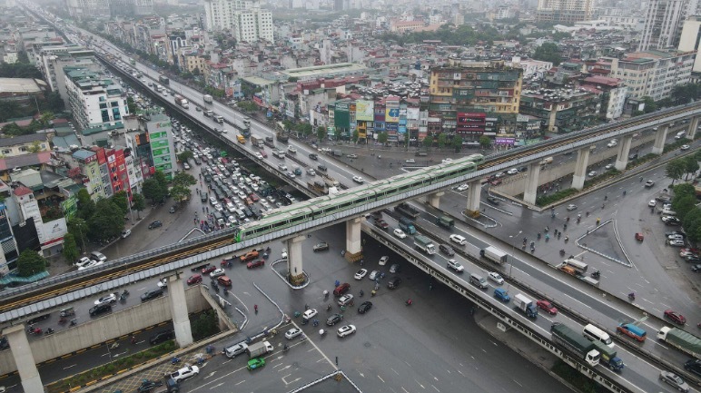 Đường sắt Cát Linh - Hà Đông. Ảnh: Ngọc Thành